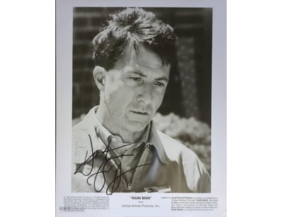 PROMOTIONAL PHOTOGRAPH FEATURING DUSTIN HOFFMAN AS...