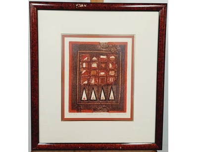 ANCIENT GAME SERIES III BY J. WINCH - FRAMED ETCHI...