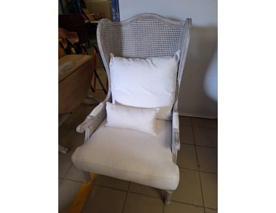 Single Chair, Rattan Style, Grey Finish

Dimensi...