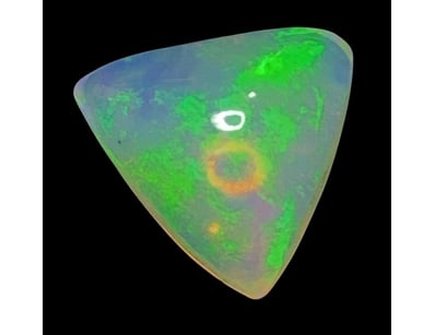 1.51 CARAT CERTIFIED NATURAL WHITE OPAL

Identif...