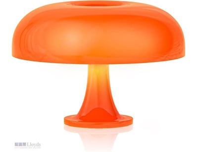 RRP $99. Orange Mushroom Lamp, Vintage Table Lamp,...