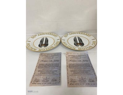 2X 50TH ANNIVERSARY HOLDEN MOTOR CAR PLATES. 
2X C...