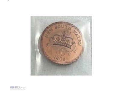 1808 NEW SOUTH WALES GEORGE III RETRO PATTERN CROW...