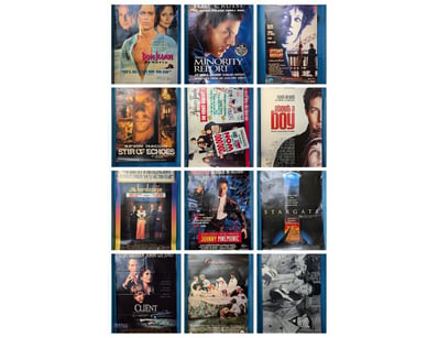 COLLECTION OF MOVIE POSTERS, INCLUDING STIR OF ECH...