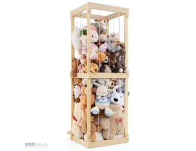 Rrp: $259. 300L Large Space-Saving Stuffed Toy Sto...
