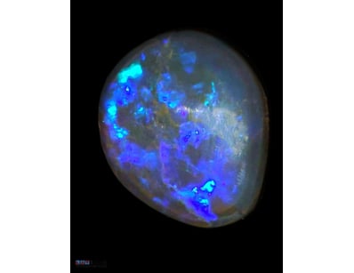 2.8 CARATS BLACK OPAL FROM GRAWIN FIELD LIGHTNING ...