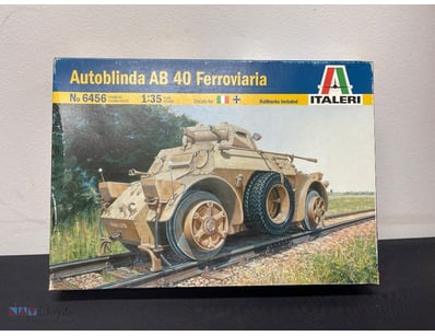 ITALERI AUTOBLINDA AB 40 FERROVIARIA

Condition: G...