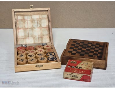 VINTAGE WOODEN GAME SETS

Vintage Chinese Chess Ga...