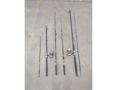 Assorted Fishing Rods Including, Jarvis Walker Aqu...