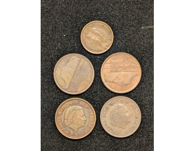 COLLECTION OF FIVE NETHERLAND CURRENCY

Years In...