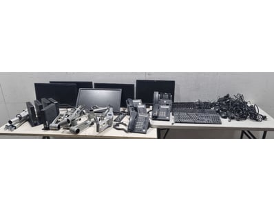 Office Equipment Lot, includes monitors,keyboards ...