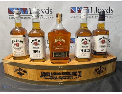 Exceptional Jim Beam bourbon whiskey collection co...