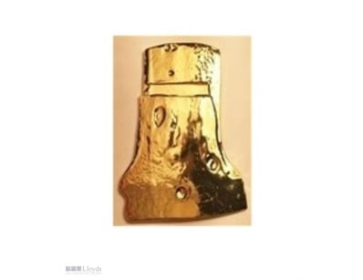 RARE 2016 "NED KELLY" HELMET INGOT, 999 24K  GOLD ...