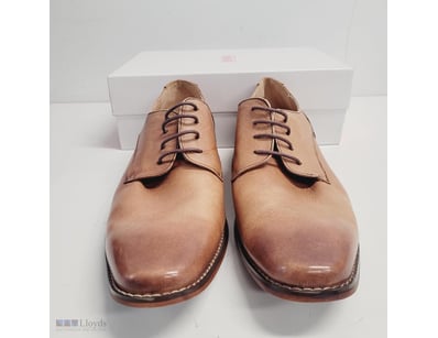 MARTINO CAROLUS MENS LIGHT BROWN SHOES, SIZE 42