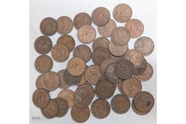 536 · COIN COLLECTION OF FOUR DOZEN 1938-1964 AUSTRALIA