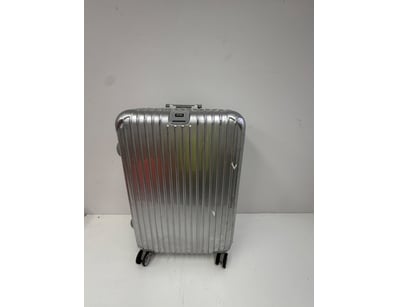 RIMOWA silver polycarbonate hard-shell carry-on su...