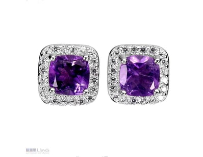 NATURAL AMETHYST STUD EARRINGS.      

Natural Ame...