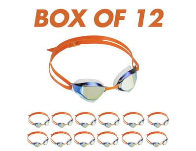 Box 12 x Orange & White Racing/Training Swimming G...