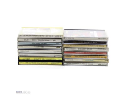 ASSORTED PACK OF 15 CD'S. 

Includes Abba, Neil Di...