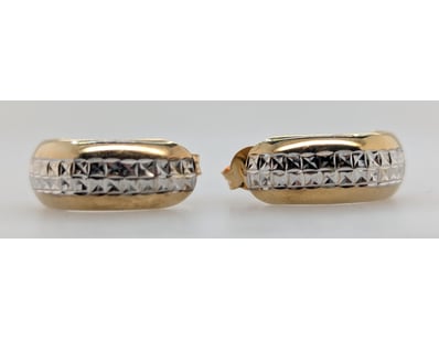 9CT YELLOW GOLD AND WHITE GOLD EARRINGS


58301...