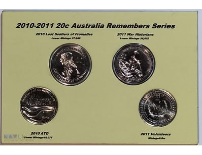 2010-2011  20C AUSTRALIA REMEMBERS SERIES LOWER MI...