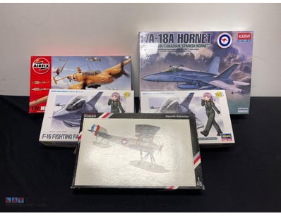 VINTAGE AIRCRAFT MODEL KIT COLLECTION - AIRFIX, AC...