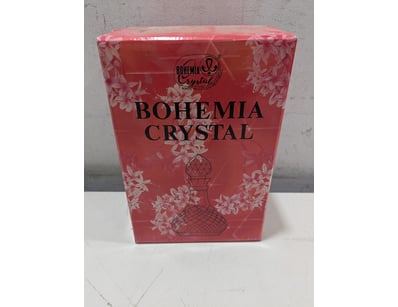 Bohemia Crystal decanter with stopper, Czech-made ...