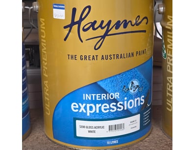 Haymes paint, interior, expressions, semi gloss Ac...