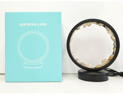 NATURAL CITRINE DECORATED LED DESK LAMP

Item Si...