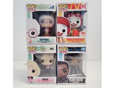 FUNKO POP VINYL FIGURE COLLECTION - FOUR BOXED FIG...