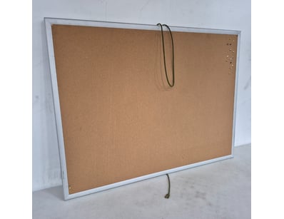 Pinboard Corkboard with Aluminium Frame, Pins Atta...