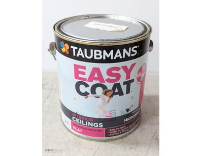 Paint, Taubmans, Easy Coat, Interior Ceiling, Flat...