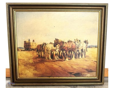 VINTAGE D'ARCY  DOYLE FRAMED PRINT 

 "Bogged On T...