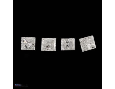 1.93CT TDW X 4, NATURAL DIAMONDS     

Princess Cu...