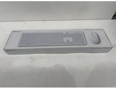 Microsoft Bluetooth Desktop keyboard and mouse com...