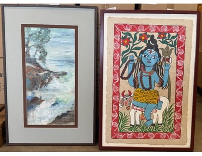 Original Acrylic on Board by Lady Fai-Ola Savory (...