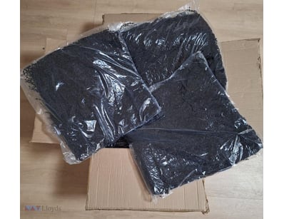 20pc lot of New black cushion covers. Black tassel...