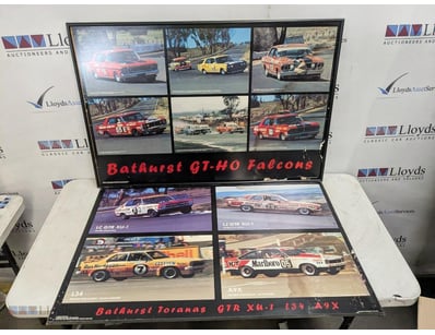 BATHURST GT-HO FALCONS FRAMED POSTER COLLECTION - ...