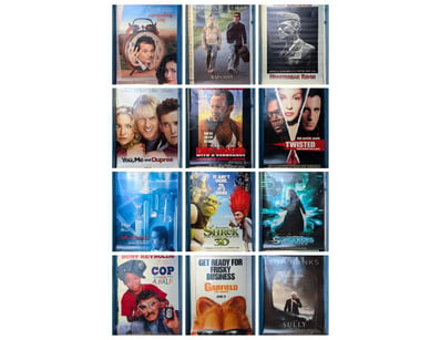 COLLECTION OF MOVIE POSTERS, INCLUDING GROUNDHOG D...