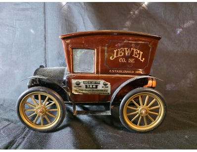 JEWEL CO. INC. BEAM WHISKEY DECANTER CAR - ESTABLI...