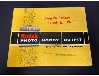 VINTAGE KODAK PHOTO HOBBY OUTFIT - COMPLETE FILM D...
