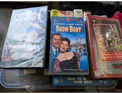 Collection of VHS Tapes Including Room At The Top,...