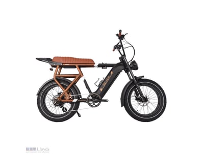 <b>REVER Summit 500W Electric Bike - Black + Bronz...