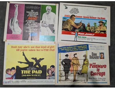COLLECTION OF VINTAGE MOVIE POSTERS INCLUDING ROSS...