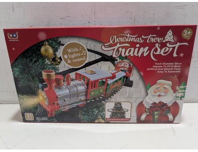 RRP $110.00 - Christmas Tree Train Set featuring a...