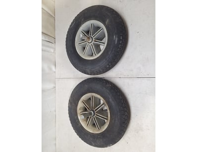 Trolley/Cart Wheels, Approximate Size 4.00-8, Quan...