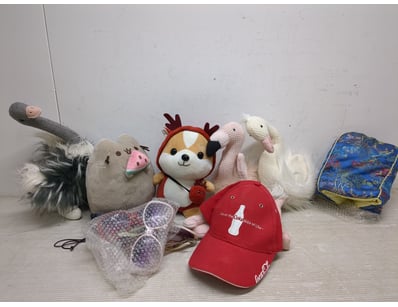 Charming collection of plush toys and accessories ...