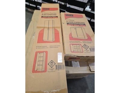 Floor Cupboard, 2 Door and Slim Cupboard Pantry, 2...