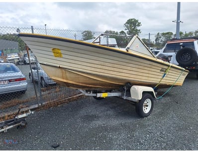 Tinka Trailer And Boat, Fibreglass Hull, HIN Unsig...