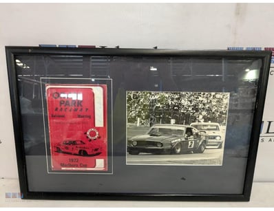 ORAN PARK RACEWAY 1972 MARLBORO CUP MEMORABILIA DI...